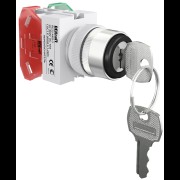 ПЕ-22 Переключатель на 3 положения прав. без фикс. I-O-II с ключом 2НО 25143DEK