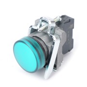 Сигнальная лампа в сборе модульная 22 мм зеленая 24В DC SB4BVB3