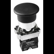 Кнопочный выключатель LAY5-BС21 "Грибок" черный 1з te00306024