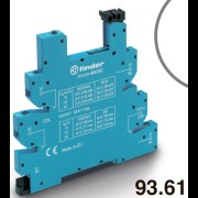 Розетка MasterINPUT с безвинт. клеммами Push-in для реле 34 серии 125В AC/DC в комплекте пластик. клипса опции: LED 93670125 93618230