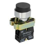 Кнопка управления LAY5-BL21 без подсветки черная 1з IEK BBT70-BL-K02