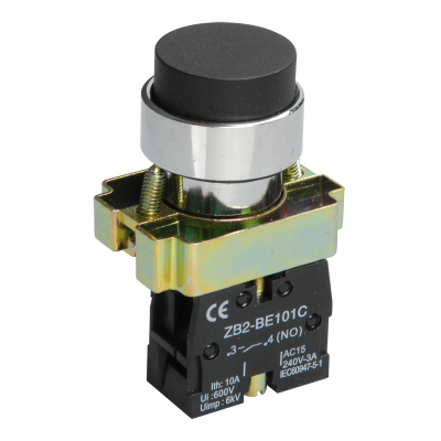 Кнопка управления LAY5-BL21 без подсветки черная 1з IEK BBT70-BL-K02 Кнопка управления LAY5-BL21 без подсветки черная 1з IEK BBT70-BL-K02