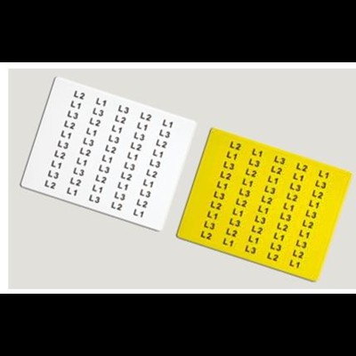 Табличка полужесткая. Полиэстер. Белый TAS159W Табличка полужесткая. Полиэстер. Белый TAS159W