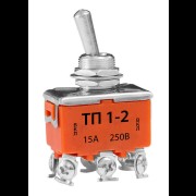 Тумблер ТП1-2 15А 250В te00120865
