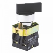 Переключатель NP2-BJ25, 2 положения с фиксацией, 1НЗ +1НО IP40 (CHINT) 574857