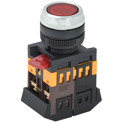 Кнопка ABLFS-22 красный d22мм неон/240В 1з+1р IEK BBT30-ABLFS-K04 Кнопка ABLFS-22 красный d22мм неон/240В 1з+1р IEK BBT30-ABLFS-K04