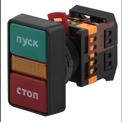 ЭРА Кнопка РPВВ-30N "Пуск-Стоп" d30мм неон/240В 1з+1р (10/200/3200) Б0045627 ЭРА Кнопка РPВВ-30N "Пуск-Стоп" d30мм неон/240В 1з+1р (10/200/3200) Б0045627