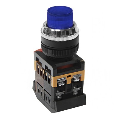 Кнопочный выключатель ABLFP-22 синяя с подсветкой 1з+1р 230В te00117130 Кнопочный выключатель ABLFP-22 синяя с подсветкой 1з+1р 230В te00117130