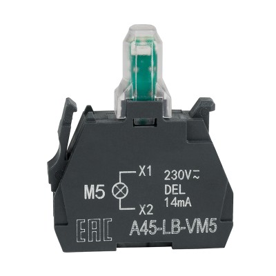 Световой блок OptiSignal D22 A45-LB-VM5 синий 230-240VAC ZBVM5 332210 Световой блок OptiSignal D22 A45-LB-VM5 синий 230-240VAC ZBVM5 332210