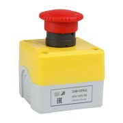 Пост кноп авар стоп OptiSignal D22 C5-BK-1-ESTR-02 2НЗ возв пов XALK178F 338523