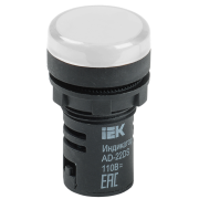 Лампа AD22DS(LED)матрица d22мм белый 230В IEK BLS10-ADDS-230-K01