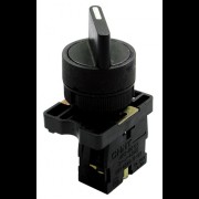 Переключатель NP2-ED21, 2 положения с фиксацией, 1НО IP40 (CHINT) 574821