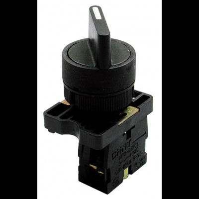 Переключатель NP2-ED21, 2 положения с фиксацией, 1НО IP40 (CHINT) 574821 Переключатель NP2-ED21, 2 положения с фиксацией, 1НО IP40 (CHINT) 574821