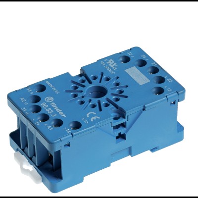 Розетка с винтовыми клеммами с зажимной клетью для реле 60.12, таймера 88.12; Varitec; версия: син 90823 Розетка с винтовыми клеммами с зажимной клетью для реле 60.12, таймера 88.12; Varitec; версия: син 90823