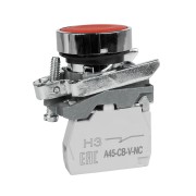 Кнопка OptiSignal D22 C4-P-401 красная металл 1НЗ XB4BA42 332168