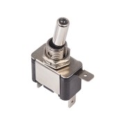 Тумблер 12V 20А 3c ON-OFF однополюсный с синей LED подсветкой ASW-07D 36-4331