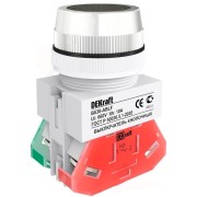 Выкл. кноп. ABLF 30 мм Цвет:ЧЕРНЫЙ 220В ВK-30 25042DEK