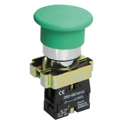 Кнопка управления LAY5-BC31"Грибок" зеленая 1з IEK BBG70-BC-K06 Кнопка управления LAY5-BC31"Грибок" зеленая 1з IEK BBG70-BC-K06