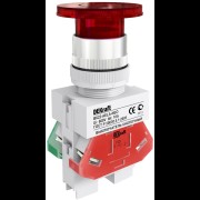 Выкл. кноп. грибок AELA 22 мм Цвет:КРАСНЫЙ неон 2 25030DEK