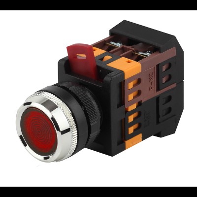 ЭРА Кнопка ABLFS-22 красный d22мм неон/240В 1з+1р (10/400/3200) Б0045654 ЭРА Кнопка ABLFS-22 красный d22мм неон/240В 1з+1р (10/400/3200) Б0045654