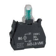 Световой блок OptiSignal D22 A45-LB-VM6 зеленый 230-240VAC ZBVM6 332211