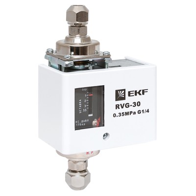 Реле перепада давления EKF RVG-30-0,35-4 (0,35 МПа) Реле перепада давления EKF RVG-30-0,35-4 (0,35 МПа)