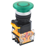 Кнопка D8-11M "Грибок" d=22мм 1з+1р зеленая IEK BBG30-11M-3-22-K06