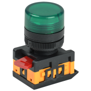 Лампа AL-22TE сигнальная d22мм зеленый неон/240В цилиндр IEK BLS30-ALTE-K06