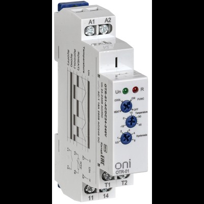 Реле температурное OTR-01 1 контакт 24-240В AC/DC ONI OTR-01-ACDC24-240V Реле температурное OTR-01 1 контакт 24-240В AC/DC ONI OTR-01-ACDC24-240V