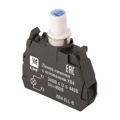 Лампа сменная c основанием XB4 синяя 400В EKF PROxima XB4-ELL-B Лампа сменная c основанием XB4 синяя 400В EKF PROxima XB4-ELL-B