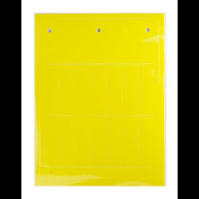 Табличка эластичная. Клейкое основание. Винил. Желтый TAF1549AY Табличка эластичная. Клейкое основание. Винил. Желтый TAF1549AY