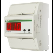 OM-1-1 Однофазный, многофункциональный, диапазон 1,5-18 кВт, с функциее реле напряжения, с защитой от КЗ в нагрузке, со счетчиком колличества отключений, цифровая индикация, 4,5 модуля, м EA03.001.002