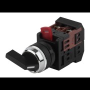 ЭРА Переключатель АLС-22 черн.длин.рукоят.2 фикс.полож. I-O 1з+1р (10/400/3200) Б0045678