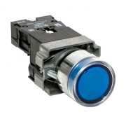 Кнопка BA61 NO 230 В IP65 с подстветкой синяя EKF PROxima xb2-bw61-230-65