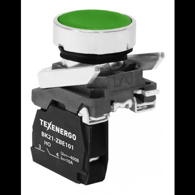 Выключатель кнопочный ВК21-ВА31 1з зеленый te00114843 Выключатель кнопочный ВК21-ВА31 1з зеленый te00114843