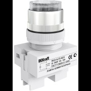 ЛK-22 Белая неон Лампа коммутаторная ALTE D=22мм 220В 25006DEK