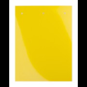 Табличка полужесткая для маркировки оболочек. Клейкое основание. ПВХ. Желтая TASE60100AY
