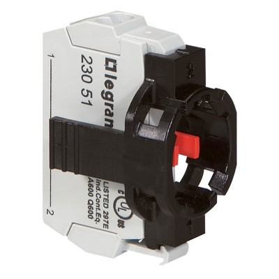 Блок контактов 1п +НЗ адаптер без инд. с пруж. клеммами Osmoz 023101 Блок контактов 1п +НЗ адаптер без инд. с пруж. клеммами Osmoz 023101