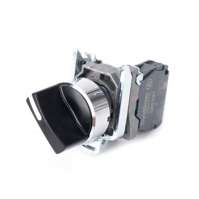 Переключатель SB4 в сборе модульный 22мм 2 позиции с возвратом 1НО SB4BD41 Переключатель SB4 в сборе модульный 22мм 2 позиции с возвратом 1НО SB4BD41