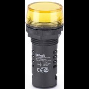 Лампа коммутационная ЛК22-ADDS-YEL-LED-220 25120DEK