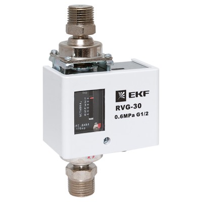 Реле перепада давления EKF RVG-30-0,6-2 (0,6 МПа) Реле перепада давления EKF RVG-30-0,6-2 (0,6 МПа)