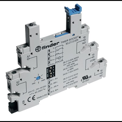 Розетка с винт. клеммами (с зажимной клетью) для реле 34 серии 125В DC в комплекте пластик. клипса опции: LED 93017125 93210024 Розетка с винт. клеммами (с зажимной клетью) для реле 34 серии 125В DC в комплекте пластик. клипса опции: LED 93017125 93210024