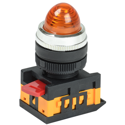 Лампа AL-22 сигнальная d22мм желтый неон/240В цилиндр IEK BLS20-AL-K05 Лампа AL-22 сигнальная d22мм желтый неон/240В цилиндр IEK BLS20-AL-K05