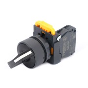 Переключатель SB5 в сборе модульный 22мм 2 позиции с фиксацией 1НО SE SB5AD21