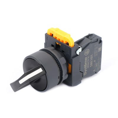 Переключатель SB5 в сборе модульный 22мм 2 позиции с фиксацией 1НО SE SB5AD21 Переключатель SB5 в сборе модульный 22мм 2 позиции с фиксацией 1НО SE SB5AD21