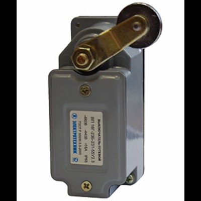 Выключатель ВП 16Г-23Б-131-55 У2.3, рычаг с роликом, без сальника, ход вправо, без cамовозврата, IP55, путевой (ЭТ) ET506475 Выключатель ВП 16Г-23Б-131-55 У2.3, рычаг с роликом, без сальника, ход вправо, без cамовозврата, IP55, путевой (ЭТ) ET506475