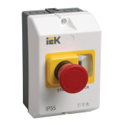 Защитная оболочка с кнопкой "Стоп" IP54 IEK DMS11D-PC55