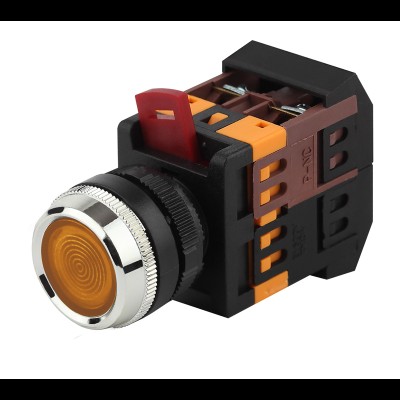 ЭРА Кнопка ABLFS-22 желтый d22мм неон/240В 1з+1р (10/400/3200) Б0045655 ЭРА Кнопка ABLFS-22 желтый d22мм неон/240В 1з+1р (10/400/3200) Б0045655