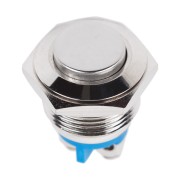 Кнопка антивандальная O16 Б/Фикс 2с винт ON -OFF выпуклая 36-3231