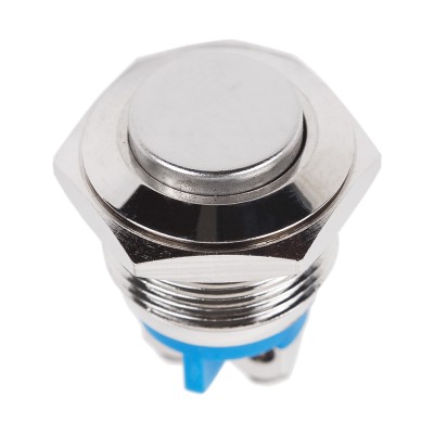 Кнопка антивандальная O16 Б/Фикс 2с винт ON -OFF выпуклая 36-3231 Кнопка антивандальная O16 Б/Фикс 2с винт ON -OFF выпуклая 36-3231